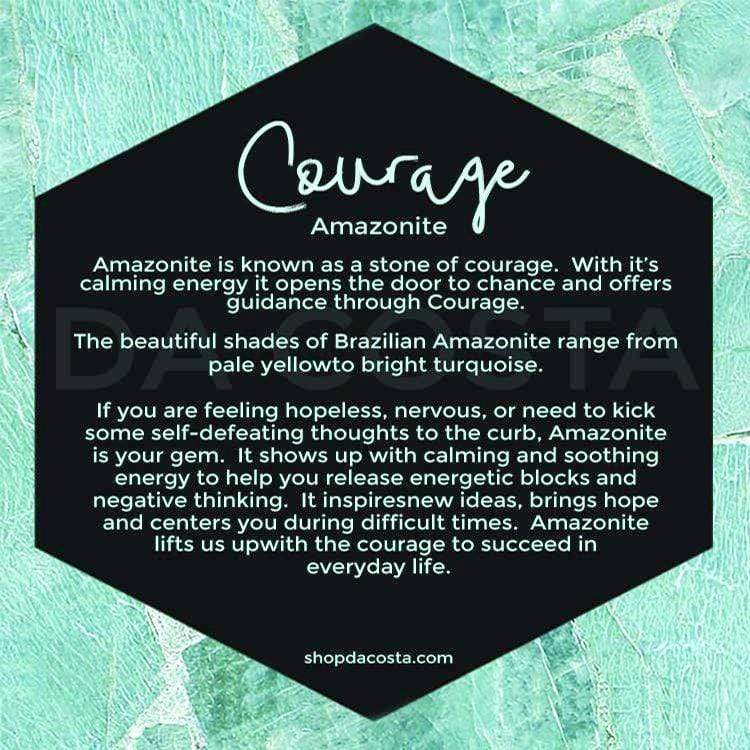 Amazonite Stone - Courage